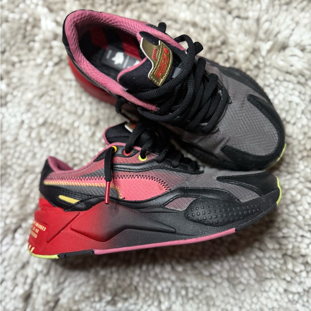 Puma RS-X3 Sneakers - Black and Red